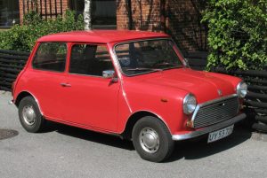 coche antiguo rojo