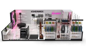 showroom diseño 3d de la tienda Shein