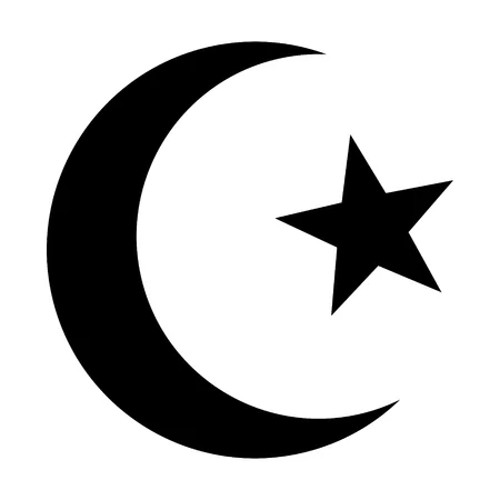 Símbolos espirituales en el Islam: La media luna y la estrella como emblemas sagrados.